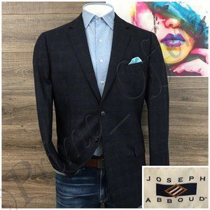 Joseph Abboud Mens Blazer Sport Coat Two Button Casual Jacket Size 44R Wool Suit